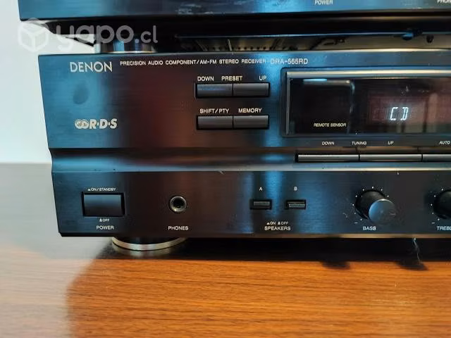 Reciver denon dra-565rd + deck drw-660