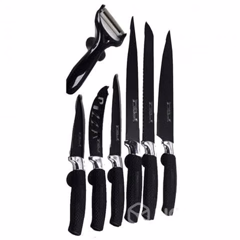 Set Cuchillo Acero Inoxidable 7 piezas Antibacteri