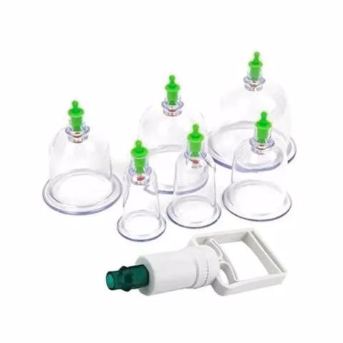 Kit 6 Ventosas China Anti Celulitis Dolor Masajead