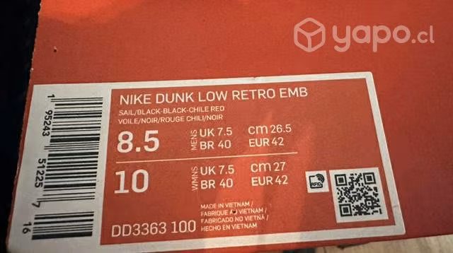Nike dunk Chicago