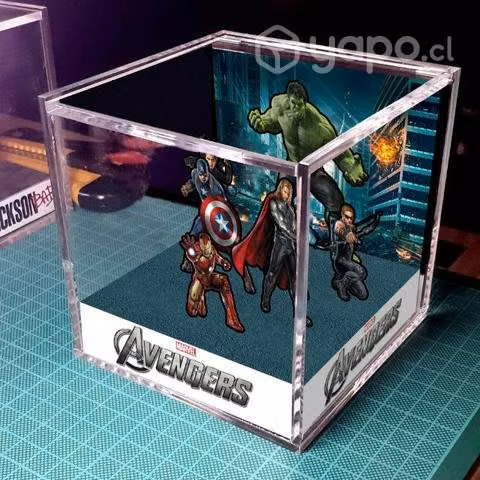 Avengers cubo diorama - Imagen 2