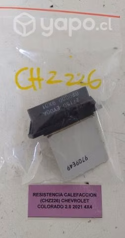 Resistencia Calefacción (CHZ226) Chevrolet Colorad