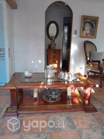 Mesa de centro caoba