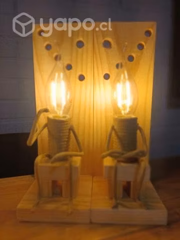Lamparita de palo