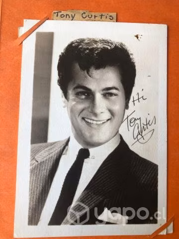 Fotos de artistas firmadas, década 50-60