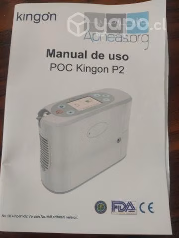 Máquina portátil oxigeno con accesorios
