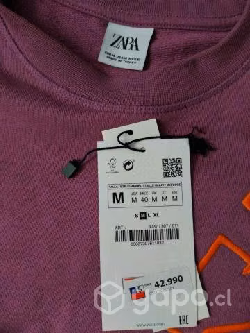 Sudadera Zara estampada - Imagen 4
