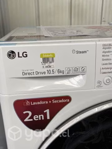 Lavadora secadora LG