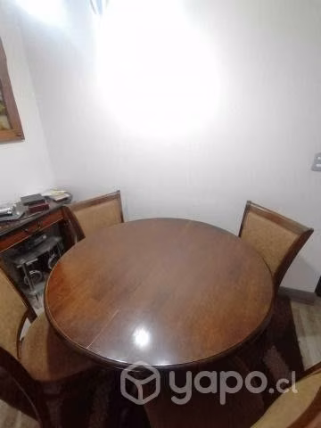 Juego de comedor extensible 4 sillas