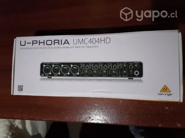 Interfaz de audio umc404hd
