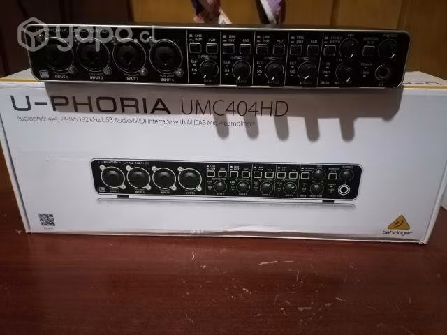 Interfaz de audio umc404hd