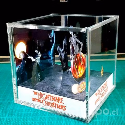 El extraño mundo de jack cubo diorama