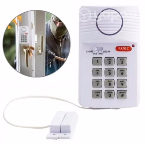 Alarma Para Casa, Secure-Pro, A Pila Con Sensor Ma