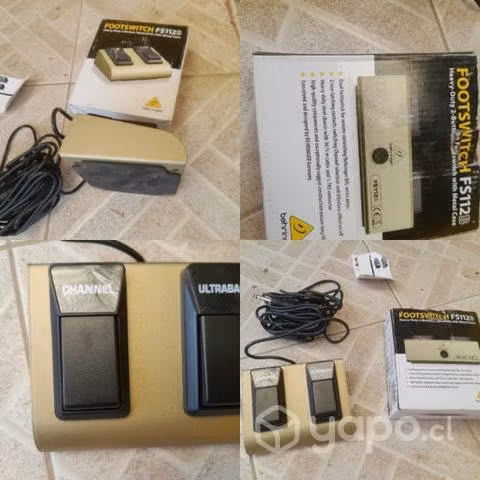 Footswitch ultrabass fs112 doble