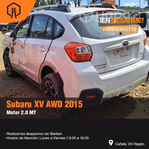 Ramal electrico Subaru XV awd 2015