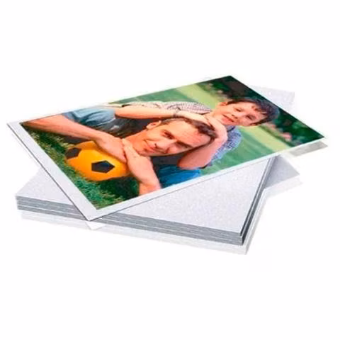 Papel fotografico 10 x 15 cm brillante, 100 unidad
