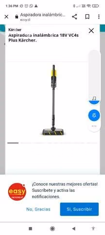 Aspiradora Marca Karcher nueva en caja despacho