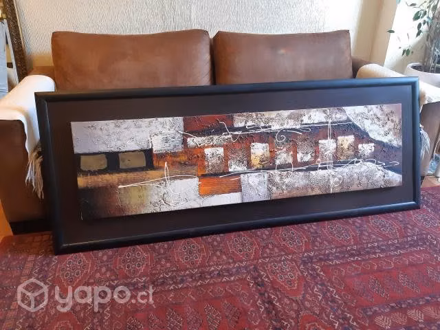 Cuadro decorativo óleo 1,73*66 cm impecable