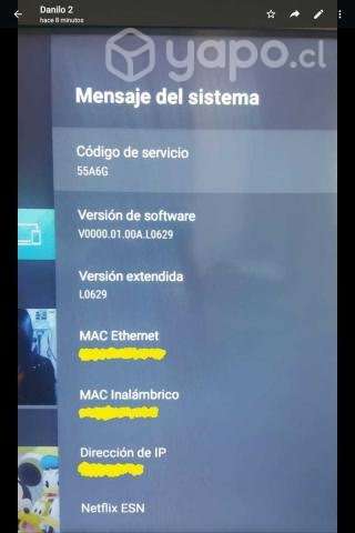 Tv hisense modelo 55a6g - Imagen 3