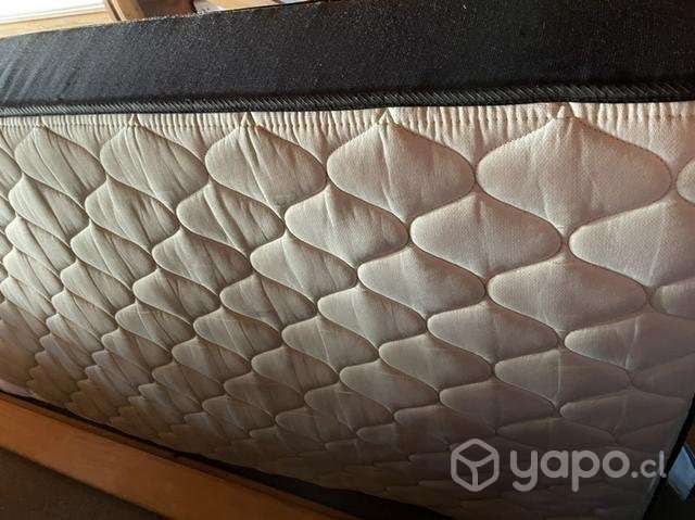 Cama de 1,5 plazas con colchón - Imagen 2