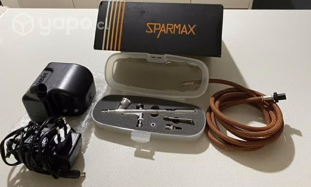 Aerógrafo Sparmax + compresor