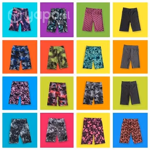 Calzas biker, largas y hot pants