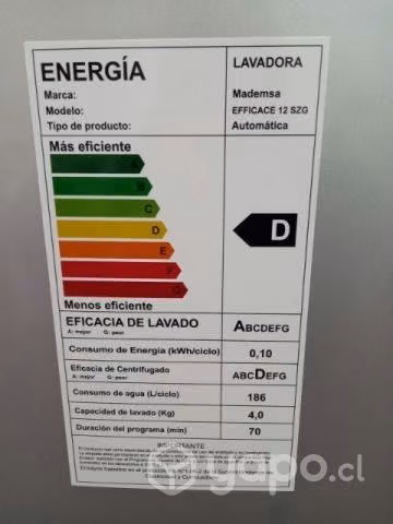 Lavadora Mademsa Efficace
