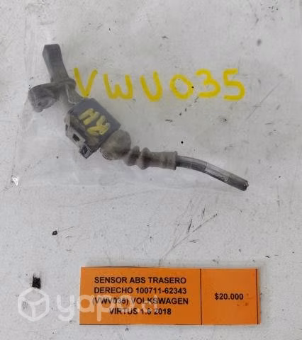 Sensor ABS Trasero Derecho  (VWV035)