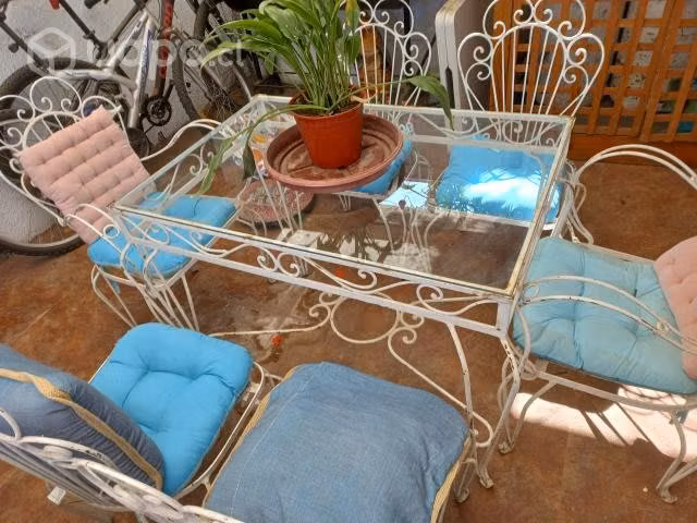 Juego de terraza vintage
