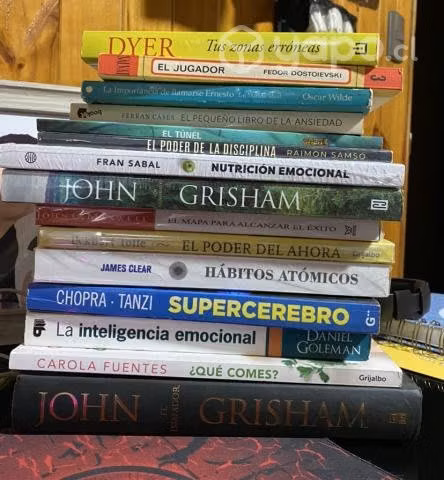 Libros (Auto Ayuda, Misterio, Nutrición, etc)