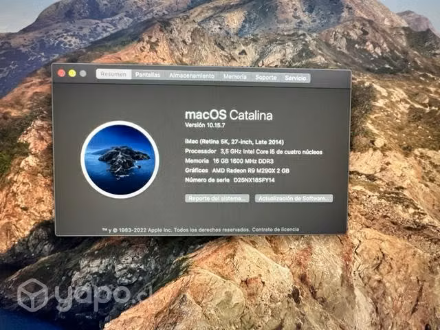 IMAC Retina 5k de 27 Pulgadas
