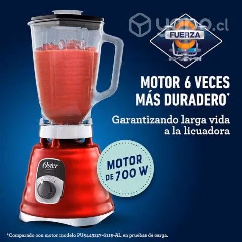 Licuadora Oster Roja A De 3 Velocidades Nueva