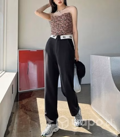 Pantalones con bordado dupe Dickies