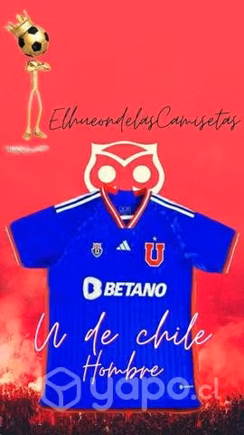 Agendando camiseta u de chile 2023