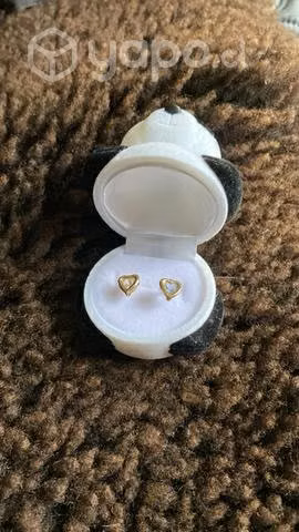 Aritos de oro 18 kilates nuevos