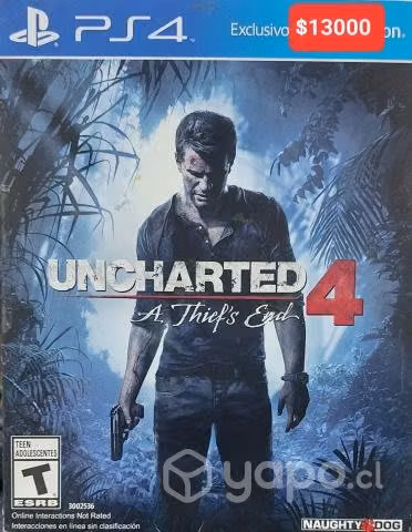 Juego Uncharted 4 Ps4