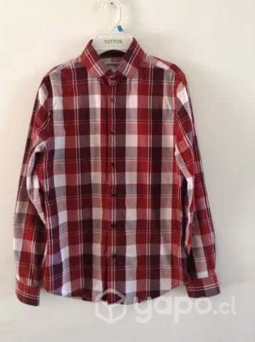 Camisa hombre Juvenil, algodón. Cuadrille, Leñador