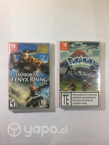 Juegos Switch sellados