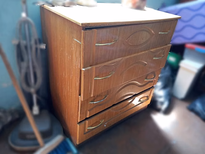Mueble Comoda 4 Cajones