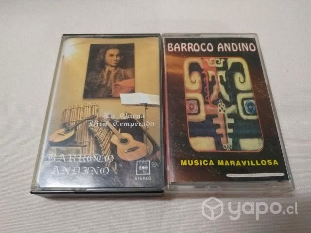 Mt140: pack tapes barroco andino