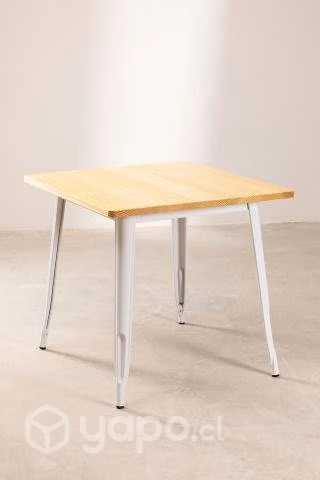 Mesa Tolix Comedor 90x90cm Pub, Personalizable - Imagen 4