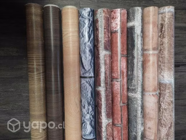 Rollos papel mural auto adhesivos PVC 60cm x 10m