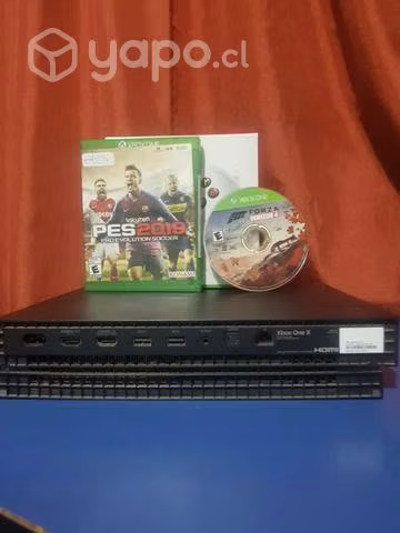 Xbox One X (781GB) 2 controles + juegos LEER DESCR