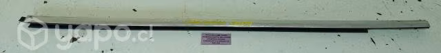 Moldura Lame Vidrio Cromada Puerta Delantera Izqui