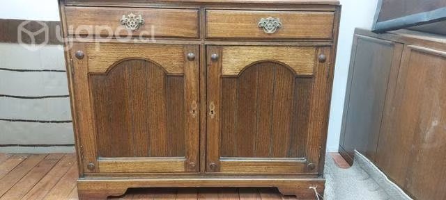Estante de madera encina