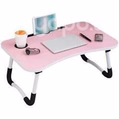 esta hermosa mesa rosada para Notebook