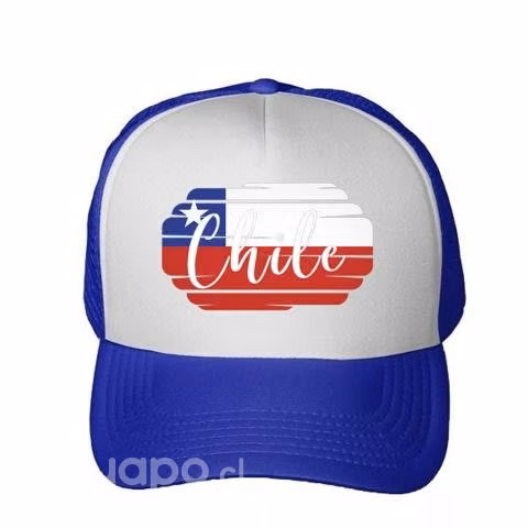 Gorra Jockey Logo Bandera de Chile
