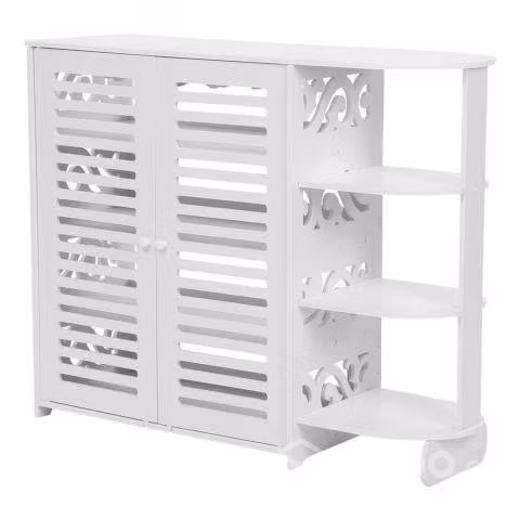 Mueble Zapatero Organizador Hogar 4 Niveles Blanco