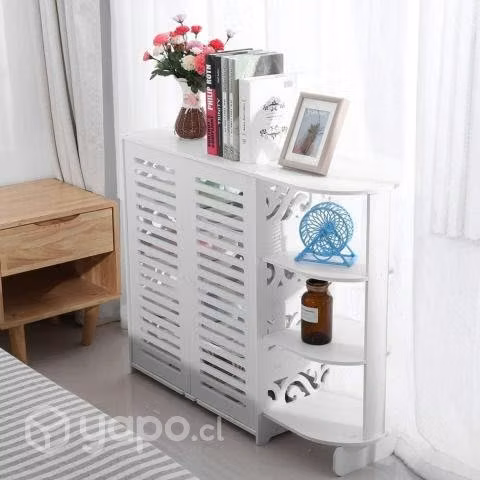 Mueble Zapatero Organizador Hogar 4 Niveles Blanco