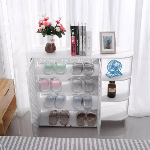 Mueble Zapatero Organizador Hogar 4 Niveles Blanco